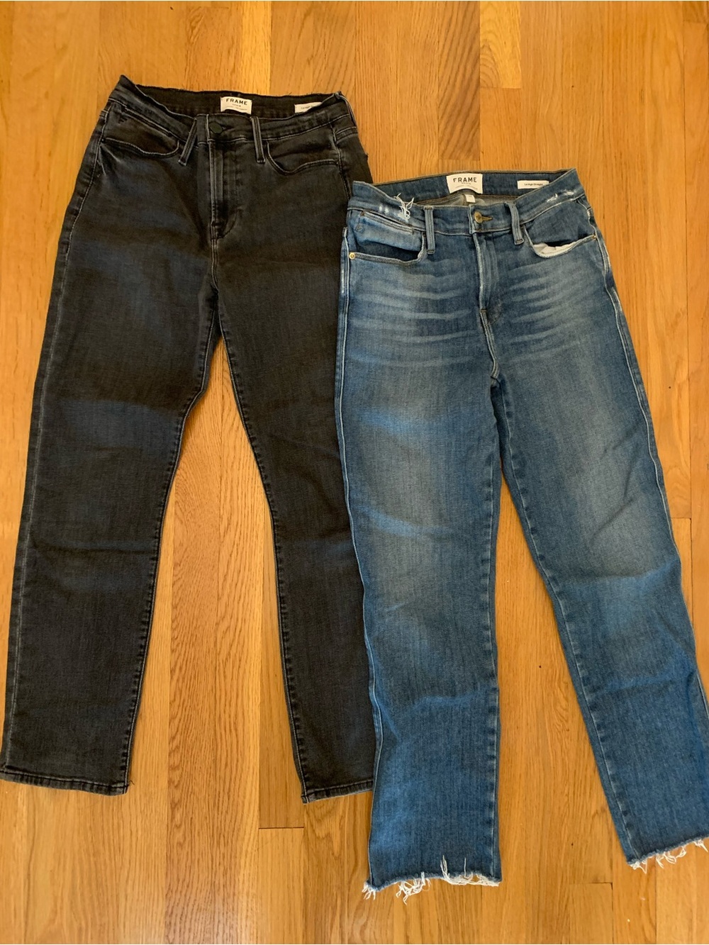 Frame Denim le high straight